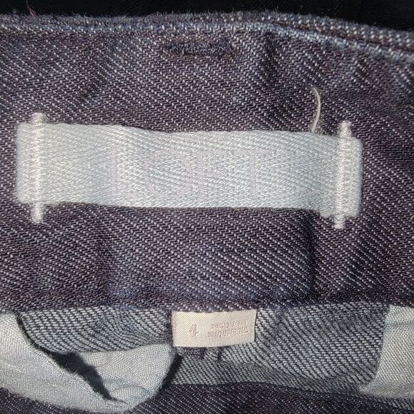Loft Ann Taylor trouser style denim jeans shorts Size 4 - Picture 4 of 6
